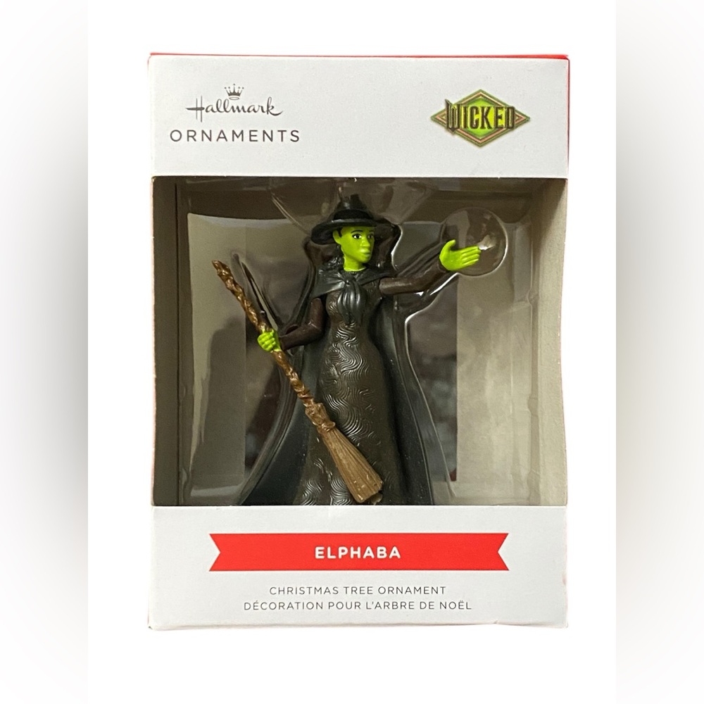 Hallmark Wicked ELPHABA Green Witch Wizard of OZ  Christmas Ornament NEW
